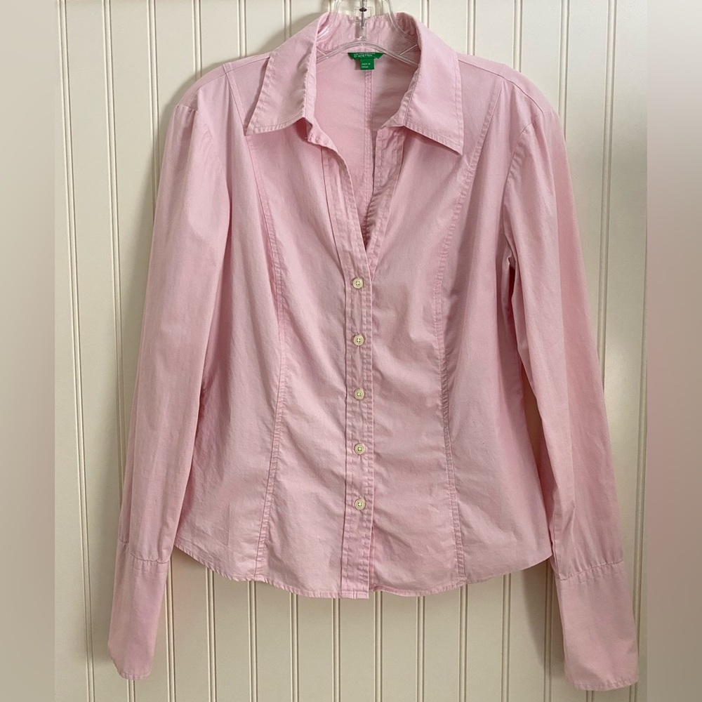 United Color of Benetton button-down cotton shirt